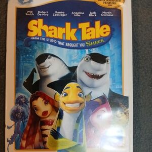 Shark Tale Animated Movie DVD - Bright Blue & Yellow Cover